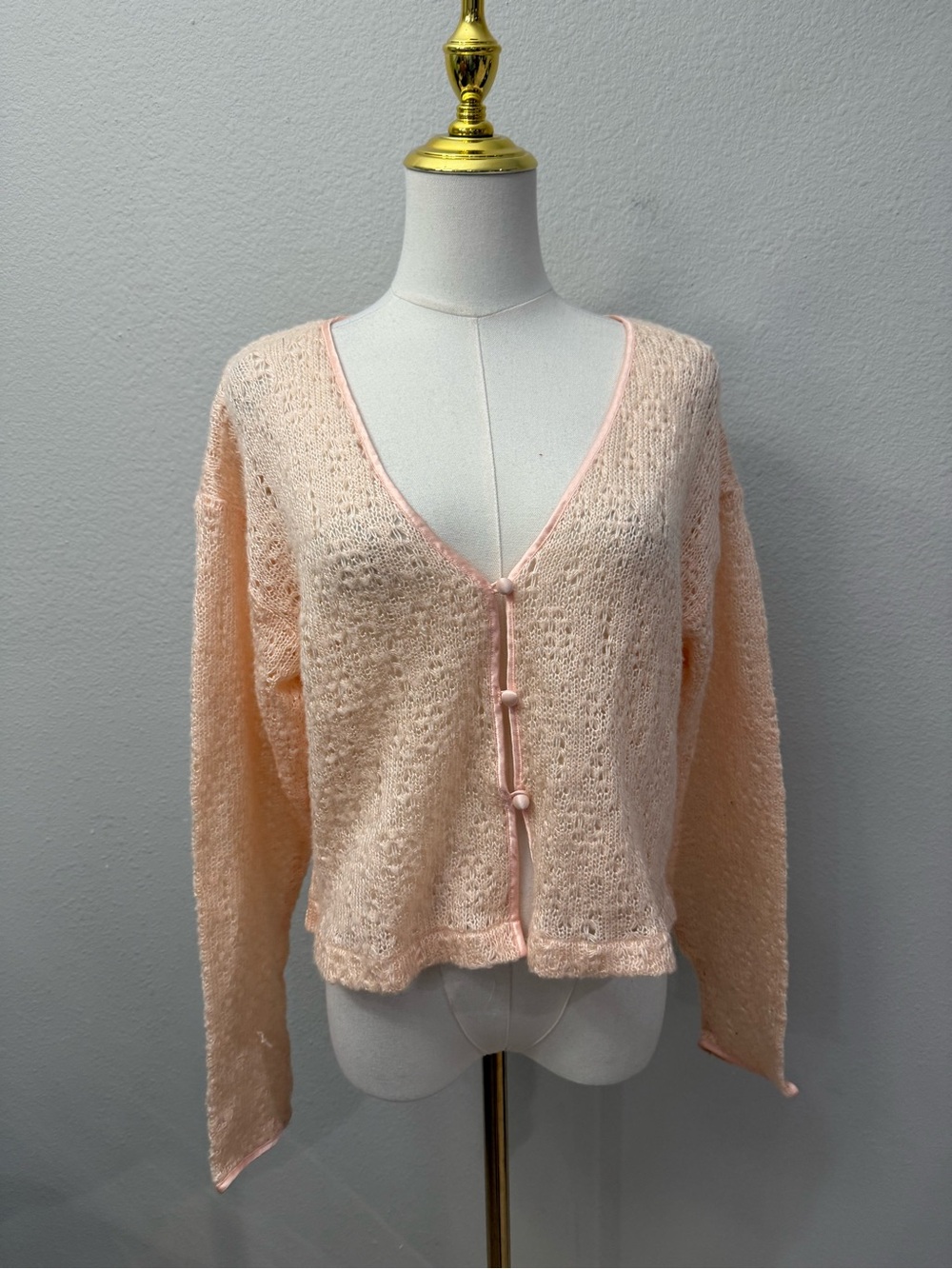 Victoria Secret Vintage Cardigan 2000’s Y2K HTF Sz M Coquette